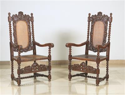 A Pair of Armchairs, - Furniture