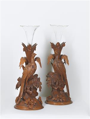 A Pair of Vases, - Furniture