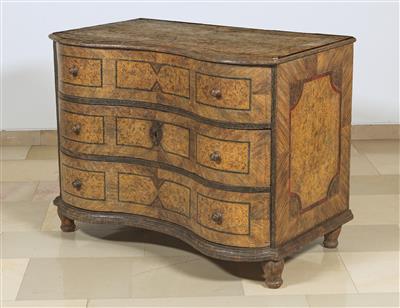 A Provincial Baroque Chest of Drawers, - Furniture