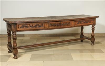 A Refectory Table, - Furniture