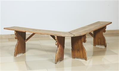 A Rustic Bench, - Furniture