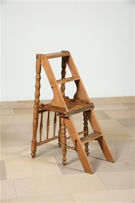 A Rustic Metamorphic Chair, - Furniture