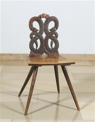 A Rare Plank Chair, - Mobili