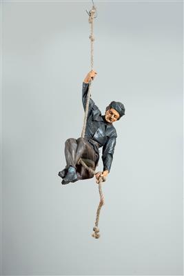 A Sculpture of a Miner for a Chandelier, - Mobili