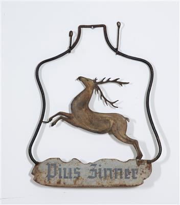 A Sign for a Bracket in the Form of a Stag, - Furniture