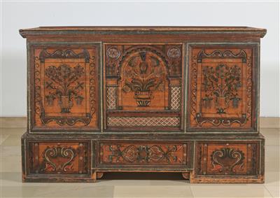 A Tyrolean Rustic Coffer, - Furniture