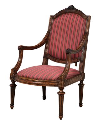 A Large Josephinian Armchair, - Di provenienza aristocratica