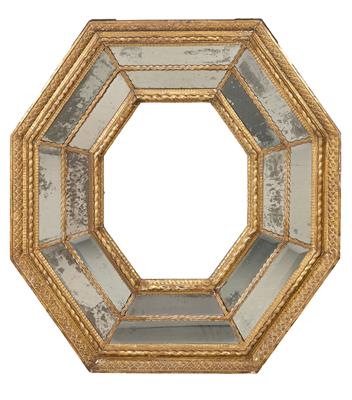 An Imposing Wall Mirror, - Di provenienza aristocratica