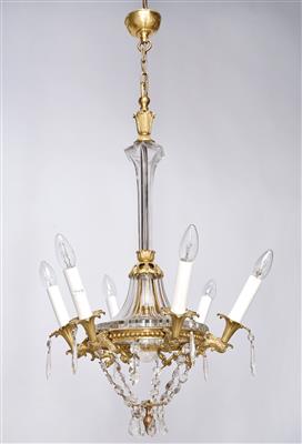 A Small Neo-Classical Chandelier, - Asie, starožitnosti a nábytek - Část 2