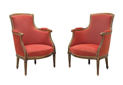 A Pair of Armchairs, - Asie, starožitnosti a nábytek - Část 2