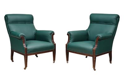 A Pair of Armchairs, - Works of Art - Part 2