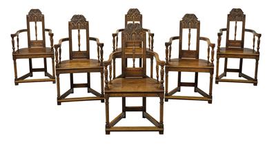 A Set of 6 Chairs, - Asiatico, antiquariato e mobili - Parte 2