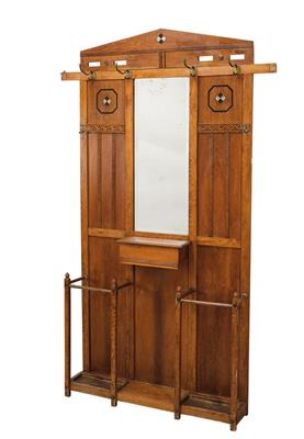 A Late Art Nouveau Coat-Stand, - Asiatico, antiquariato e mobili - Parte 2