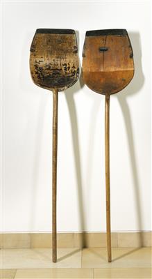 2 Rustic Shovels, - Mobili