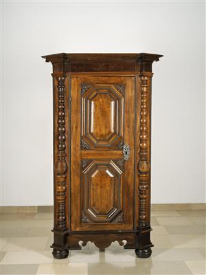 An Early Baroque Corner Cabinet, - Furniture