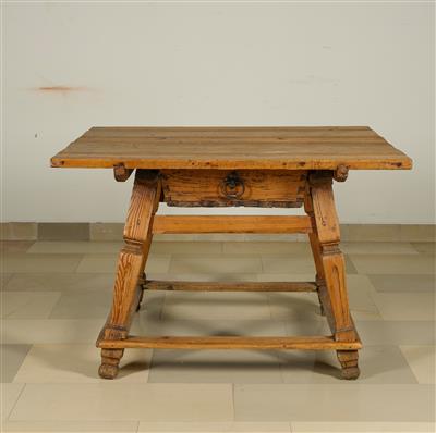A Josephinian Neo-Classical Rustic Table, - Mobili