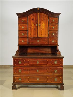 A Josephinian Cabinet on Chest, - Furniture