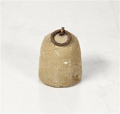 A Small Stone Weight, - Furniture