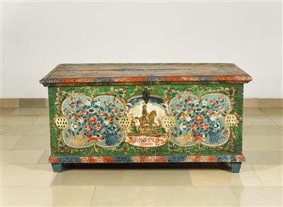 An Upper Austrian Rustic Coffer, - Furniture