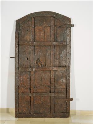 A Rare Gothic Iron Door, - Nábytek