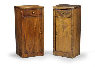 2 Biedermeier Bedside Tables, - Property from Aristocratic Estates and Important Provenance