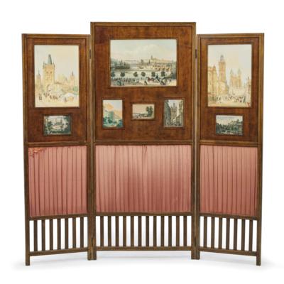 A Three-Piece Screen, - Property from Aristocratic Estates and Important Provenance