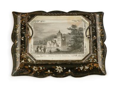 A Paperweight with a View of Anif Castle near Salzburg, - Di provenienza aristocratica