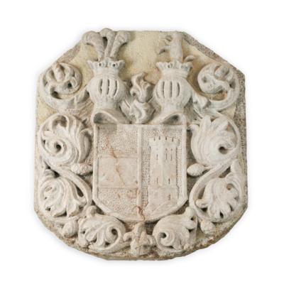 A Large Marble Plaque, - Di provenienza aristocratica