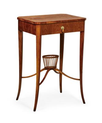 Biedermeier Nähtischchen, - Möbel