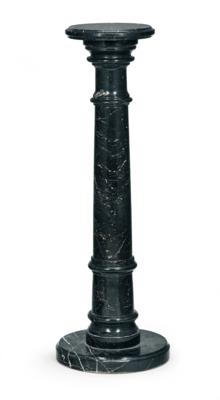 A Half-Height Marble Column, - Furniture