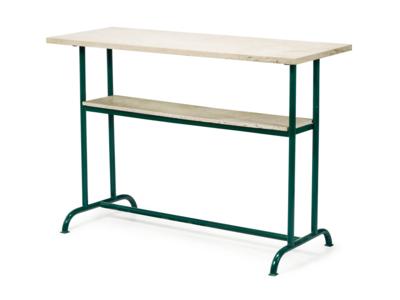 A Half-Height Étagère Table or Buffet Table, - Furniture