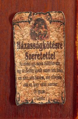 Jugendstil - Anrichte mit Aufsatz, - Möbel