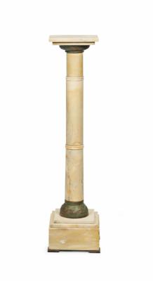 An Art Nouveau Marble Column, - Mobili