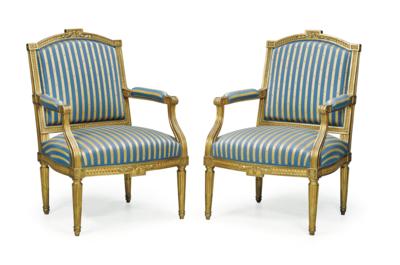 A Pair of Armchairs, - Mobili