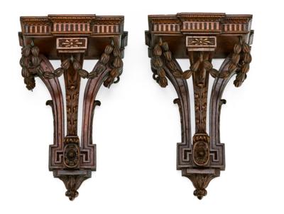 A Pair of Dainty Wall Consoles, - Mobili