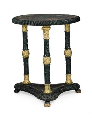 A Round Historist Table, - Mobili