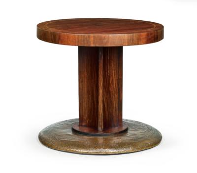 A Round Late Art Nouveau Salon Table, - Furniture