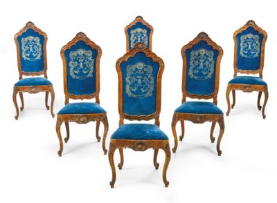 A Set of 6 Elegant Chairs - Furniture