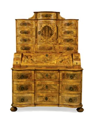 A Tabernacle Writing Cabinet, - Mobili