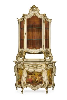 An Unusual Neo-Rococo Cabinet on Chest, - Mobili