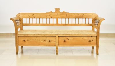 A Rustic Settee, - County Furniture