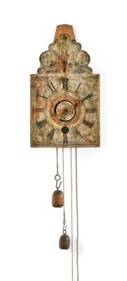 A Baroque Wood Gear Clock, - Mobili rustici