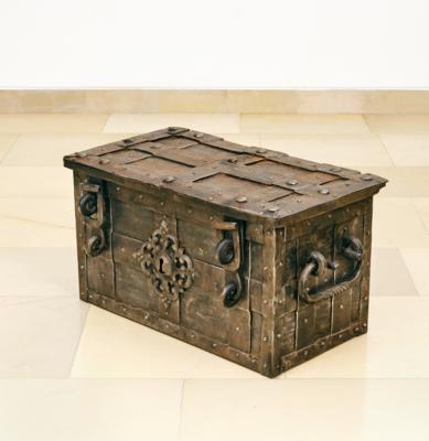 A Baroque Iron Box, - County Furniture