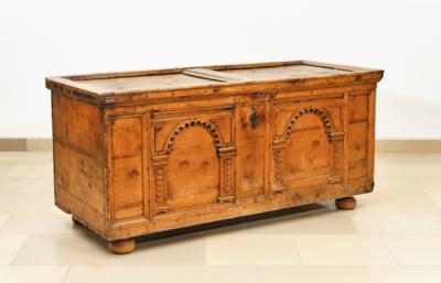 A Baroque Swiss Pine Chest, - County Furniture