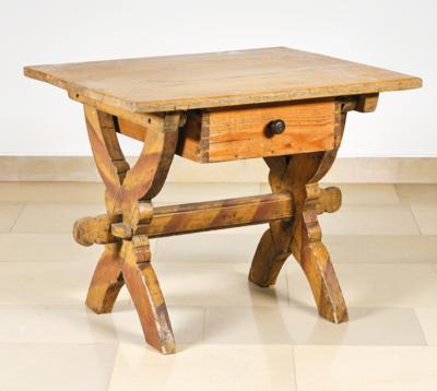 A Baroque Rustic Table, - Lidový nábytek