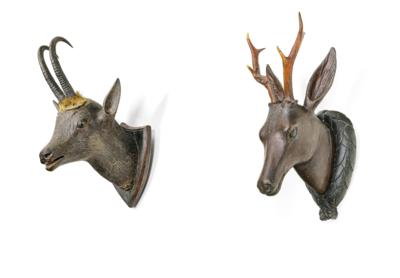 An Ensemble of 2 Hunting Trophies, - Mobili rustici