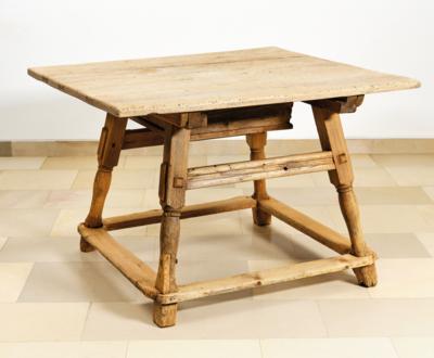 A Large Rustic Table, - Lidový nábytek