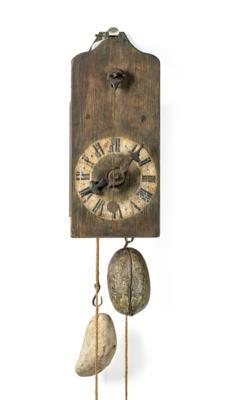 A Wood Gear Clock, - Mobili rustici