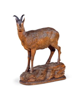 A Hunting Decorative Figure - Chamois, - Mobili rustici