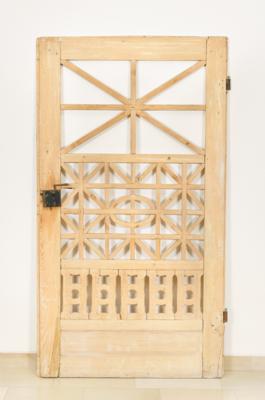 A Provincial Wooden Door, - County Furniture